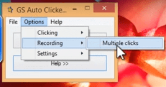 GS Auto Clicker Multiple Clicks Mode