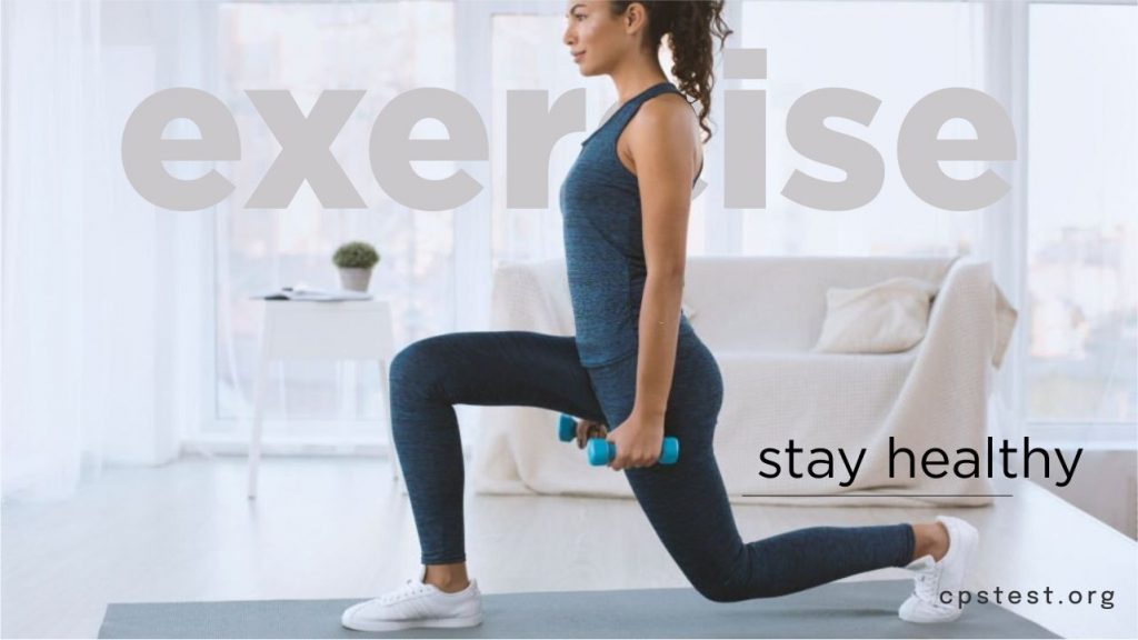 exercise and stay healthy